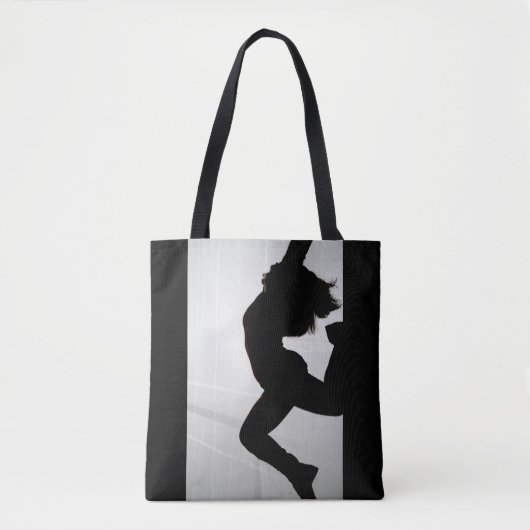 springsilhouet tote bag (Voorkant)