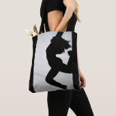springsilhouet tote bag (Dichtbij)