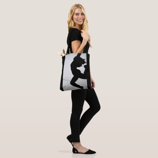 springsilhouet tote bag (Op model)