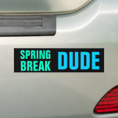 SPRINGSPROBLEEK DUDE-bumpersticker Bumpersticker (Op auto)