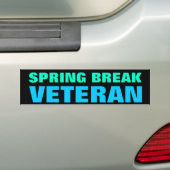SPRINGSPROBLEEKVETERAANSE bumpersticker (Op auto)