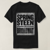 Springsteen in het Broadway Walter Kerr Theater T-shirt (Design voorkant)