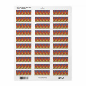 Springstrepen Etiket (Full Sheet)