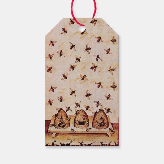 SPRINGSTROMEN HONEY BEE, BEEKEEPER Kerstmis Cadeaulabel (Achterkant)