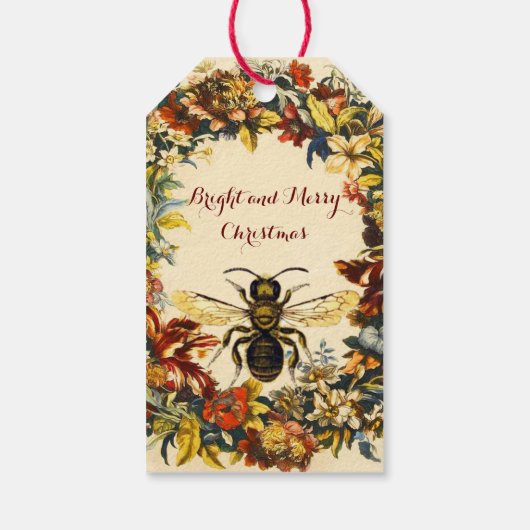 SPRINGSTROMEN HONEY BEE, BEEKEEPER Kerstmis Cadeaulabel (Achterkant)