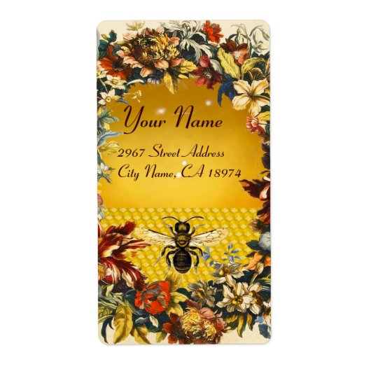 SPRINGSTROMEN HOOGTE, BEEKEEPER ETIKET (Voorkant)