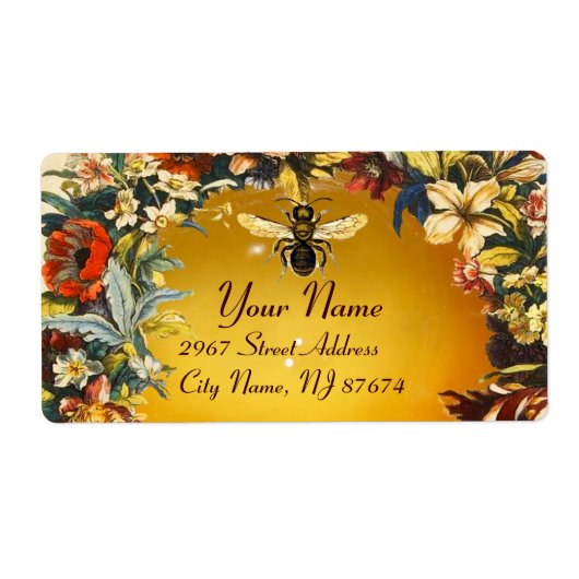 SPRINGSTROMEN HOOGTE, BEEKEEPER ETIKET (Voorkant)