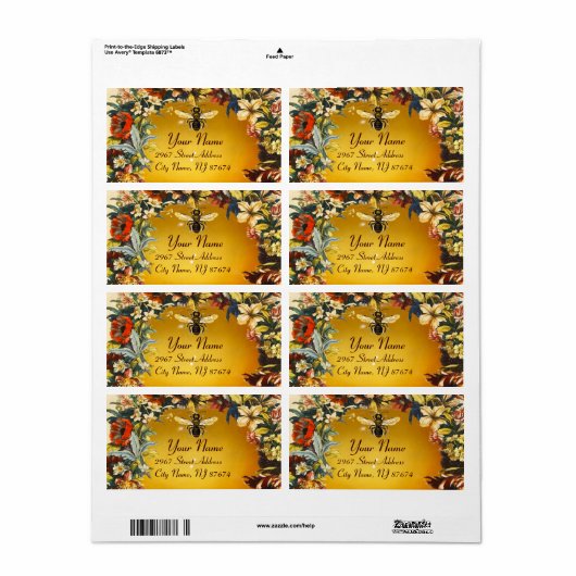 SPRINGSTROMEN HOOGTE, BEEKEEPER ETIKET (Full Sheet)