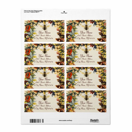 SPRINGSTROMEN HOOGTE, BEEKEEPER ETIKET (Full Sheet)