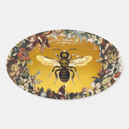 SPRINGSTROMEN HOOGTE / BEEKEEPER OVALE STICKER (Voorkant)