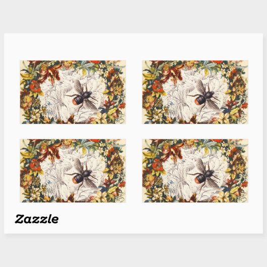 SPRINGSTROMEN HOOGTE / BEEKEEPER RECHTHOEKIGE STICKER (Vel)