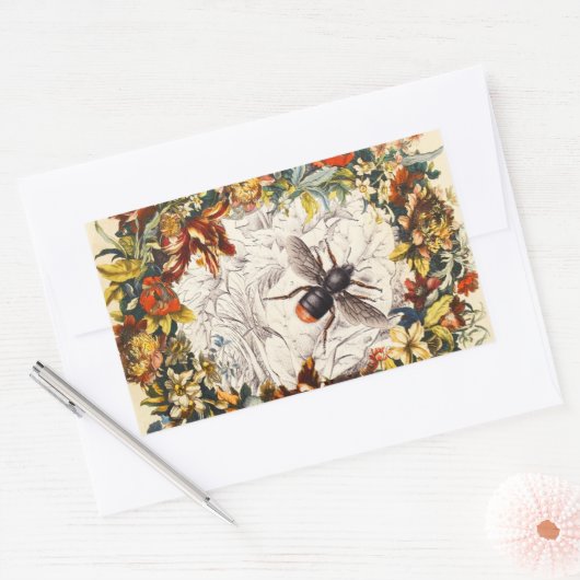 SPRINGSTROMEN HOOGTE / BEEKEEPER RECHTHOEKIGE STICKER (Envelop)