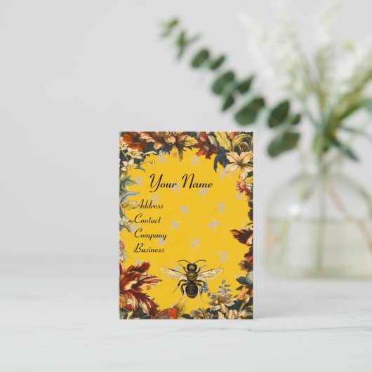 SPRINGSTROMEN HOOGTE, BEEKEEPING, RUNDVLEES VISITEKAARTJE (Staand voorkant)