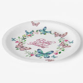 SPRINGSTROOMBUTTERFLY WREATH BABY SHOWER PAPIEREN BORDJE (Gekanteld)
