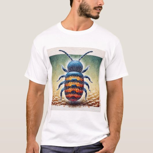 Springtail Insect 200724IREF202 - Watercolor T-shirt (Voorkant)