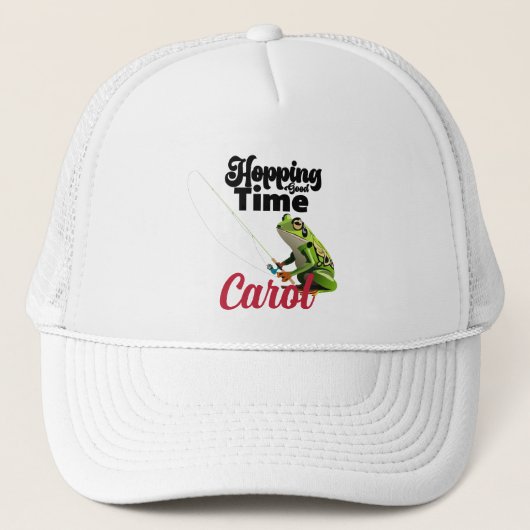 Springtijd aanpasbaar trucker pet (Voorkant)
