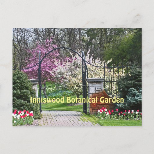"SPRINGTIJD BIJ INNISWOOD" (WESTERVILLE, OHIO) BRIEFKAART (Voorkant)