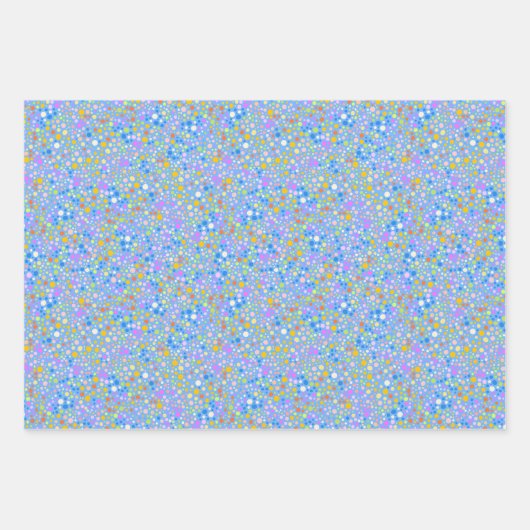 Springtijdregenbogen en -Stippen Inpakpapier Vel (Voorkant 3)