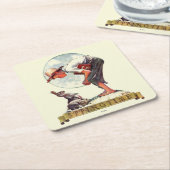 Springtime, 1935 jongen met bunny kartonnen onderzetters (Schuin)