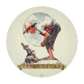 Springtime, 1935 jongen met bunny snijplank (Voorkant)