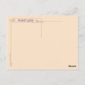 Springtime Art Nouveau Briefkaart (Achterkant)