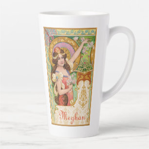 Springtime Art Nouveau Large Latte Mok