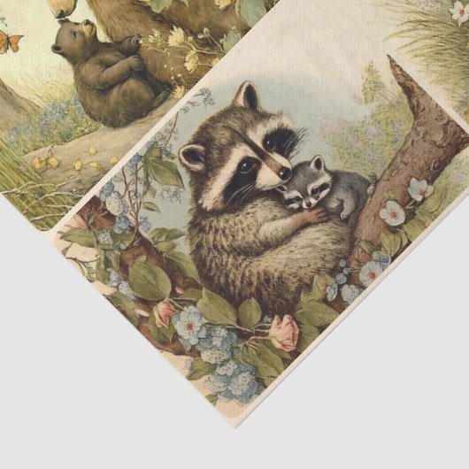 Springtime Babies Tissuepapier (Detail)