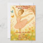Springtime Ballet Dreams Dance recital Kaart (Voorkant)
