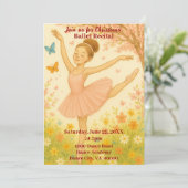 Springtime Ballet Dreams Dance recital Kaart (Staand voorkant)