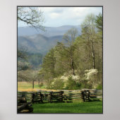 Springtime bij de John Oliver Cabin Poster (Voorkant)