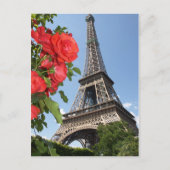 Springtime bij Eiffeltoren Briefkaart (Voorkant)