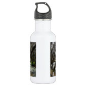 Springtime bij Finley River Water Bottle Waterfles (Achterkant)