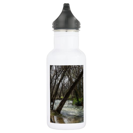 Springtime bij Finley River Water Bottle Waterfles (Rechts)