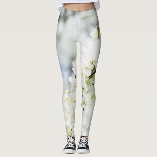Springtime-bloei Leggings (Voorkant)