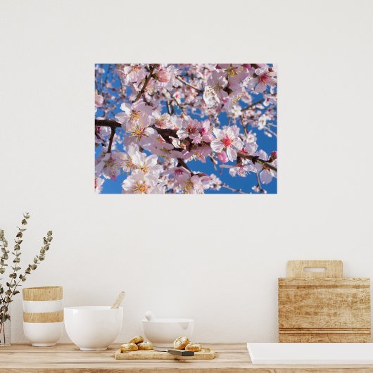 Springtime bloeit poster (Keuken)