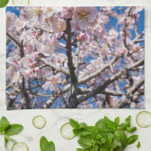 Springtime bloeit theedoek (Gevouwen)