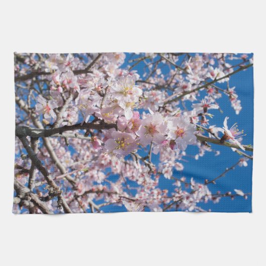Springtime bloeit theedoek (Horizontaal)