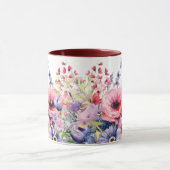 Springtime Bloemen toevoegen Naam Cadeau Koffie Mok (Midden)