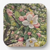 Springtime Bloesems - Papieren Borden Bordje (Voorkant)