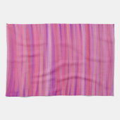 Springtime Blush Abstract Stripes Theedoek (Horizontaal)