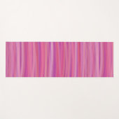 Springtime Blush Abstracte strepen Yogamat (Voorkant (horizontaal))