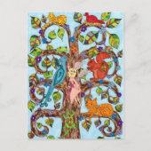 Springtime-boom van het leven briefkaart (Voorkant)