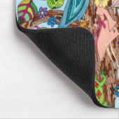 Springtime-boom van het leven muismat (Hoek)