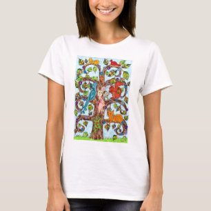 Springtime-boom van het leven t-shirt