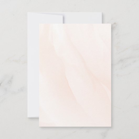 Springtime Bridal Shower Featuring Orange Blossoms Bedankkaart (Achterkant)