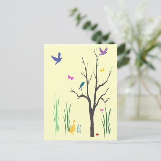 Springtime Briefkaart (Staand voorkant)