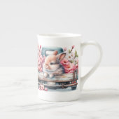 'Springtime Bunnies' Bone China Specialty Mok (Rechts)