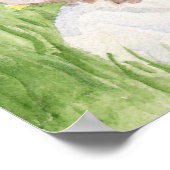 Springtime-Bunnies in Flowers Poster (Hoek)