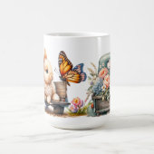 'Springtime Bunnies' Keramische Mok (Center)