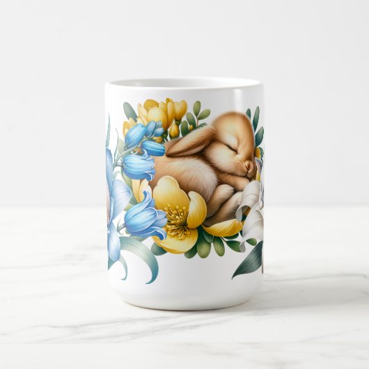 'Springtime Bunnies' Keramische Mok (Center)